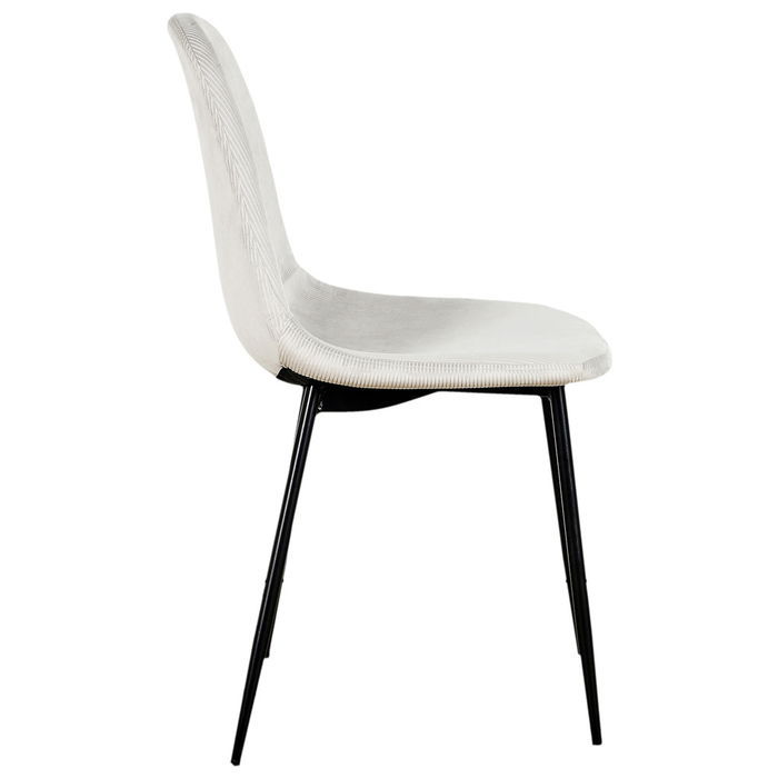 Home Deco Factory Silla Giulia Terciopelo Gris Claro