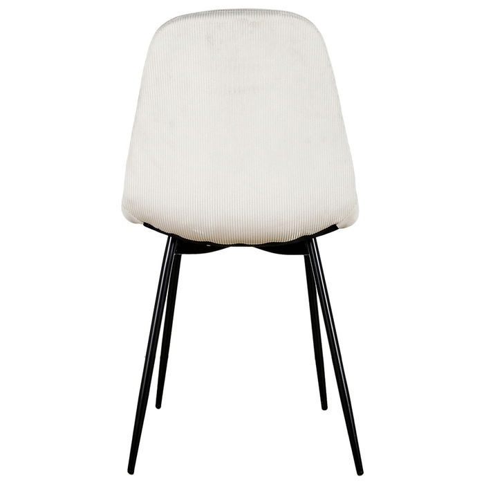 Home Deco Factory Silla Giulia Terciopelo Gris Claro