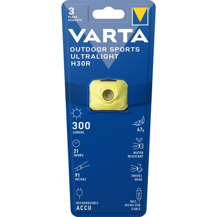 Varta Ultralight h30r Amarilla