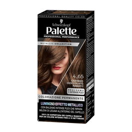 SCHWARZKOPF Paleta Metallic Collection 4_65, Tinte Castaño Chocolate para Mujer