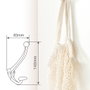 Hantums Percha colgador vertical cromada