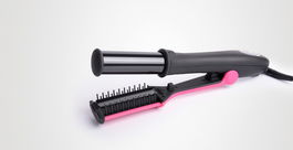 Perfect Beauty Plancha-Tenacilla Giratoria Alisar Rizos Peinar Cabello Multifuncional con Revestimiento Cerámico Profesional