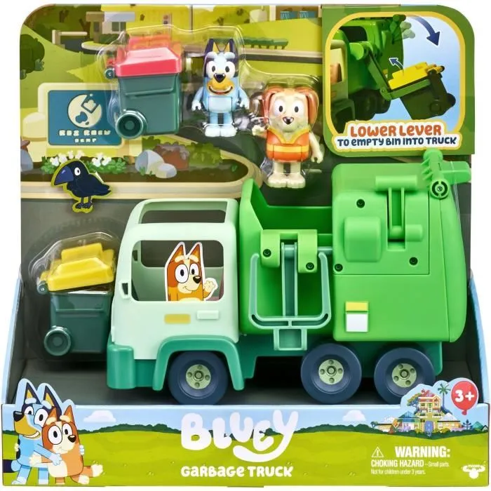 Moose Toys Camión de Basura de Bluey con Figuras y Accesorios Moose Toys Camión de Basura de Bluey con Figuras y Accesorios