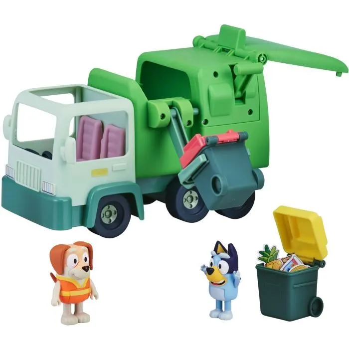 Moose Toys Camión de Basura de Bluey con Figuras y Accesorios Moose Toys Camión de Basura de Bluey con Figuras y Accesorios