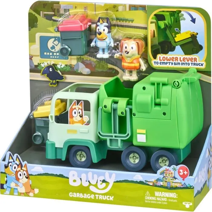 Moose Toys Camión de Basura de Bluey con Figuras y Accesorios Moose Toys Camión de Basura de Bluey con Figuras y Accesorios