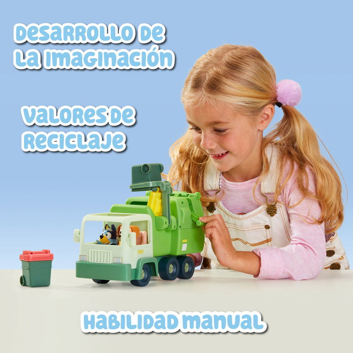 Moose Toys Camión de Basura de Bluey con Figuras y Accesorios Moose Toys Camión de Basura de Bluey con Figuras y Accesorios