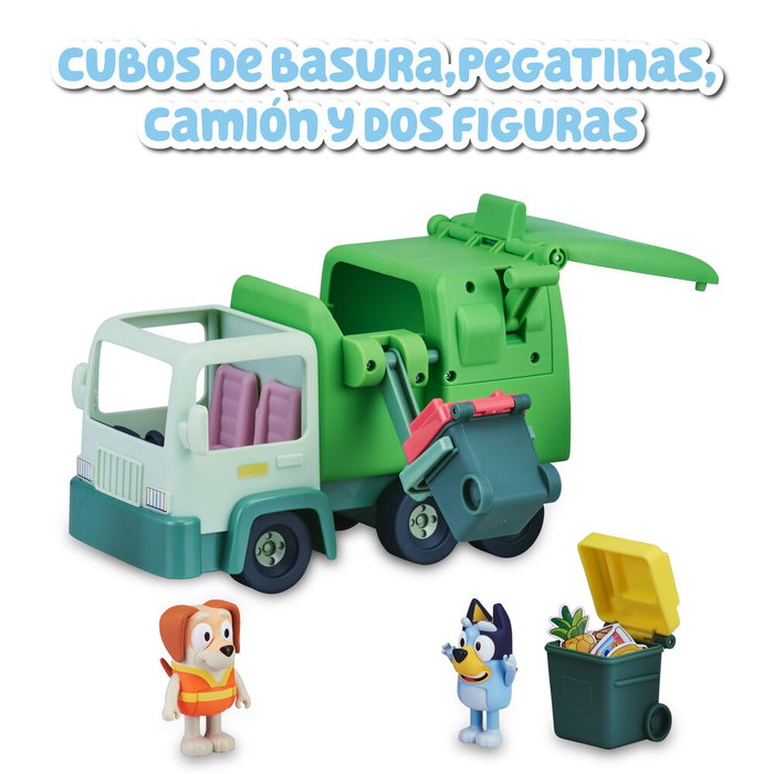 Moose Toys Camión de Basura de Bluey con Figuras y Accesorios Moose Toys Camión de Basura de Bluey con Figuras y Accesorios