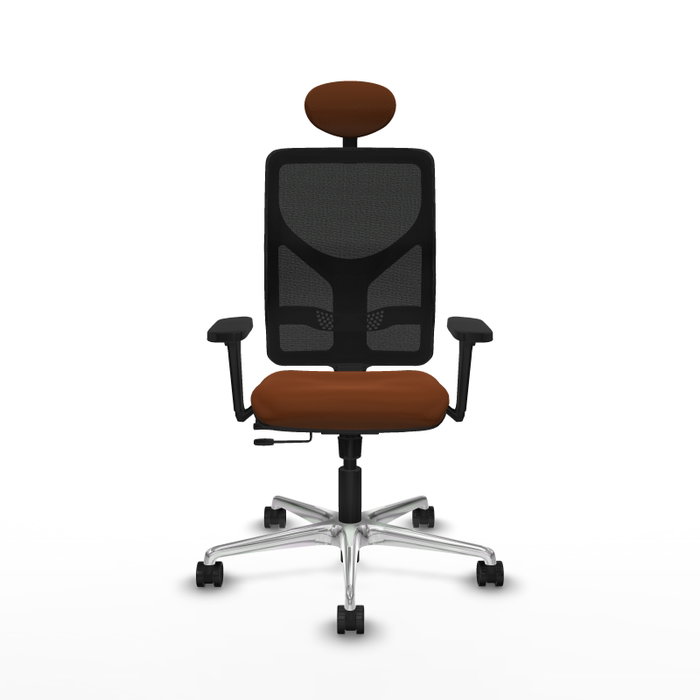 PIQUERAS Y CRESPO Silla de oficina Motilla con mecanismo Sincro/Traslack Marrón y Negro PIQUERAS Y CRESPO Silla de oficina Motilla con mecanismo Sincro/Traslack Marrón y Negro