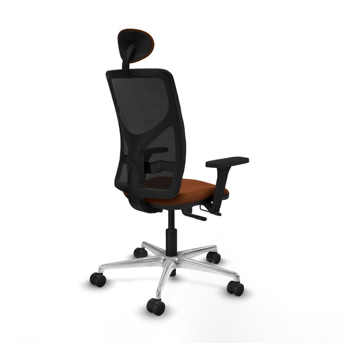 PIQUERAS Y CRESPO Silla de oficina Motilla con mecanismo Sincro/Traslack Marrón y Negro PIQUERAS Y CRESPO Silla de oficina Motilla con mecanismo Sincro/Traslack Marrón y Negro