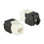 DeLOCK Módulo Keystone RJ45 LSA Cat.6A UTP blanco