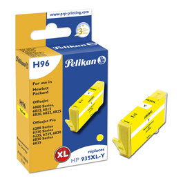 Pelikan H96 Amarillo Cartucho de Tinta Compatible para HP C2P26AE
