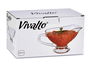 Vivalto Salsera Vidrio Grande 300 ml 19x10x8cm Transparente (Set de 24)