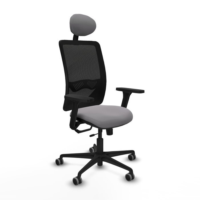 PIQUERAS Y CRESPO Silla de oficina Zulema con mecanismo Sincro/Traslack Gris y Negro PIQUERAS Y CRESPO Silla de oficina Zulema con mecanismo Sincro/Traslack Gris y Negro