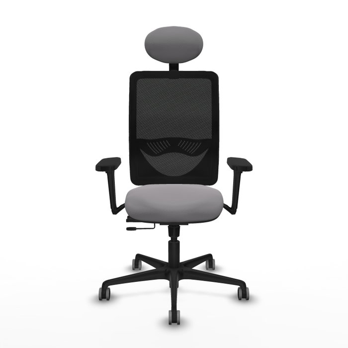 PIQUERAS Y CRESPO Silla de oficina Zulema con mecanismo Sincro/Traslack Gris y Negro PIQUERAS Y CRESPO Silla de oficina Zulema con mecanismo Sincro/Traslack Gris y Negro