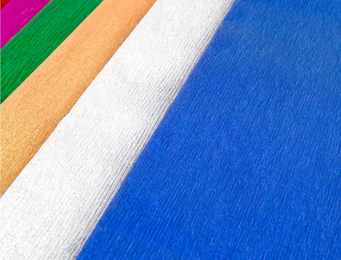 Papel Crespon Liderpapel 50 cm X 2.5M Metalizado Azul