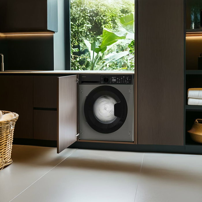 Lavadora Cecotec Bolero DressCode 750 BI Inverter Steel A 1200 rpm 7 kg