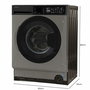 Lavadora Cecotec Bolero DressCode 750 BI Inverter Steel A 1200 rpm 7 kg