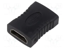 SAVIO Adaptador HDMI con tomacorriente en ambos lados Negro