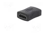 SAVIO Adaptador HDMI con tomacorriente en ambos lados Negro