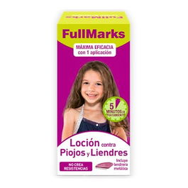 FULLMARKS Solución Pediculicida Elimina Piojos y Liendres 100 Ml