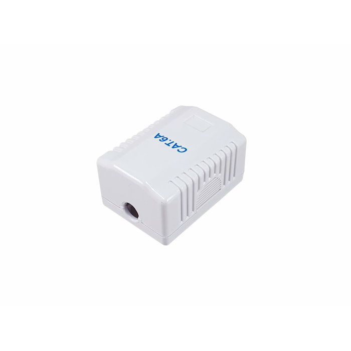 Equip Roseta de Superficie RJ45 Cat.6A UTP 1 Puerto Blanco Equip Roseta de Superficie RJ45 Cat.6A UTP 1 Puerto Blanco