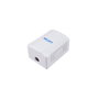 Equip Roseta de Superficie RJ45 Cat.6A UTP 1 Puerto Blanco
