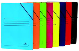 Carpeta De Gomas Y Solapas Carton Plastif. Fº Rojo (Set de 20)