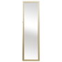 Home Deco Factory Espejo de Pared Grande con Marco Dorado, 35 x 124 cm, Estructura de MDF y PS con Espejo de Vidrio