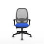 PIQUERAS Y CRESPO Silla de oficina Cilanco Azul con Malla Gris
