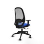 PIQUERAS Y CRESPO Silla de oficina Cilanco Azul con Malla Gris