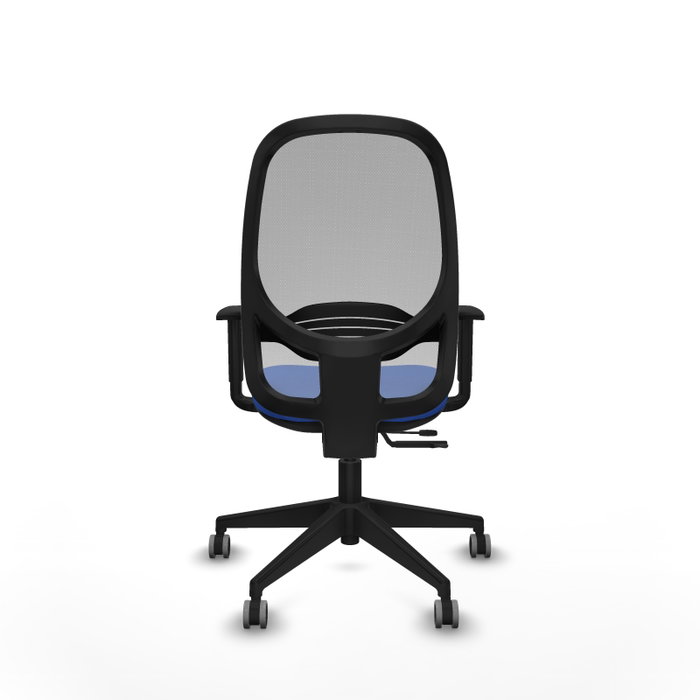 PIQUERAS Y CRESPO Silla de oficina Cilanco Azul con Malla Gris