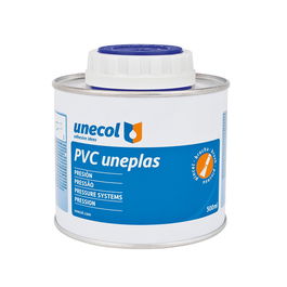 Unecol Adhesivo PVC Rígido A2041 Tixotrópico Bote con Pincel 500 ml