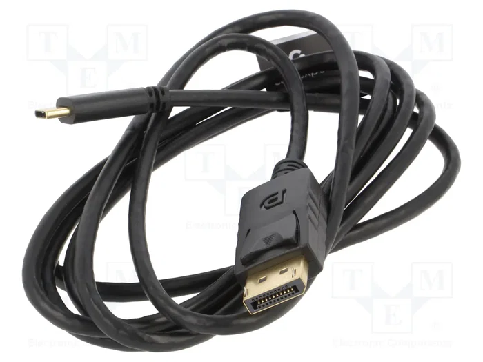 Gembird Adaptador USB-C a DisplayPort 4K 60Hz 2m Negro