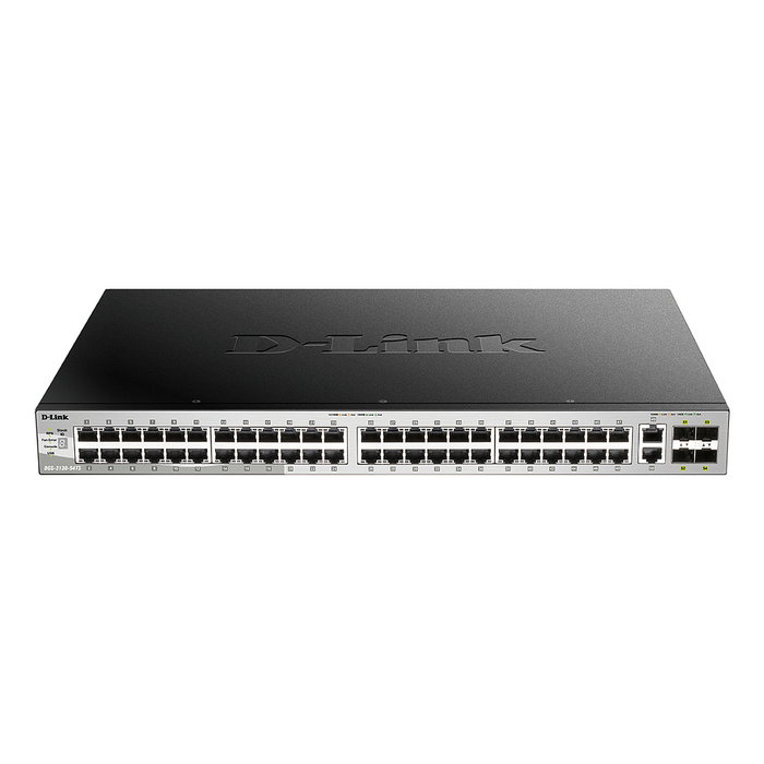 D-Link DGS-3130-54TS/E Switch Gestionado L3 con 48 Puertos Gigabit y 6 Puertos 10G