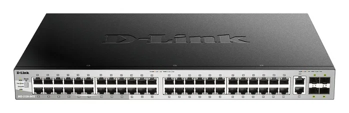 D-Link DGS-3130-54TS/E Switch Gestionado L3 con 48 Puertos Gigabit y 6 Puertos 10G