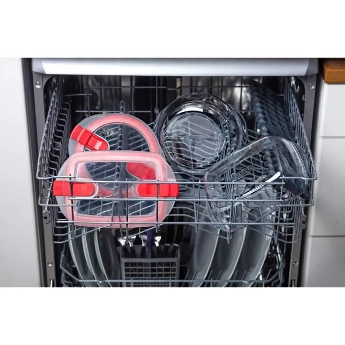 Pyrex® Cook&Heat Recipiente Hermético Rectangular de Vidrio 1,1 L