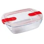 Pyrex® Cook&Heat Recipiente Hermético Rectangular de Vidrio 1,1 L
