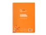 Liderpapel Cuaderno espiral A5 Pautaguía Tapa Plástico 80h 90gr Cuadro Pautado 4mm Color Naranja
