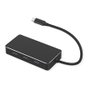 VALUE Adaptador USB Tipo C a Triple DisplayPort 4K 60Hz, 0.19 m - USB-C 3x DP Macho Hembra, Plug & Play, Negro, 12.99.1032
