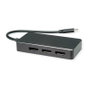 VALUE Adaptador USB Tipo C a Triple DisplayPort 4K 60Hz, 0.19 m - USB-C 3x DP Macho Hembra, Plug & Play, Negro, 12.99.1032