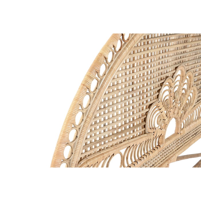 DKD Home Decor Cabecero de Cama Bambú y Ratán Natural 175x130 cm