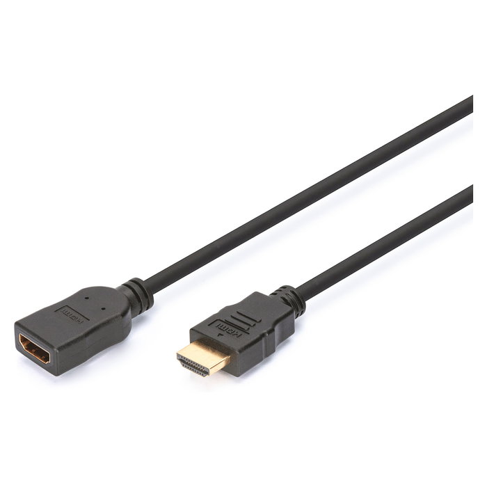 Digitus Cable Extensión HDMI con Ethernet 4K 2m Negro para Alta Velocidad y 3D Digitus Cable Extensión HDMI con Ethernet 4K 2m Negro para Alta Velocidad y 3D