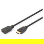 Digitus Cable Extensión HDMI con Ethernet 4K 2m Negro para Alta Velocidad y 3D