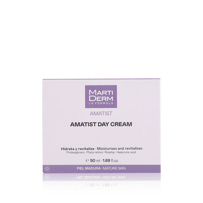 MartiDerm Amatist Crema de Día 50 ml - Con Proteoglicanos, Phyto-Retinol, Rosa Mosqueta y Ácido Hialurónico para Hidratar y Revitalizar Pieles Maduras MartiDerm Amatist Crema de Día 50 ml - Con Proteoglicanos, Phyto-Retinol, Rosa Mosqueta y Ácido Hialurónico para Hidratar y Revitalizar Pieles Maduras