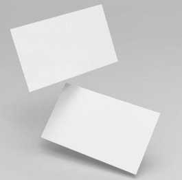 SADOCH REX Paquete de 100 Tarjetas de Visita Blancas 5,5cm x 9,5cm