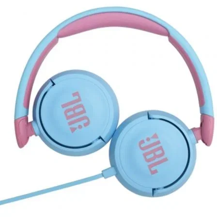 JBL Auriculares Infantiles JR310 con Micrófono y Jack 3.5 mm, Azules y Rosas, Diseñados para Niños
