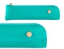 Belius Pluma Soiree Turquesa y Dorado con Estuche y Caja de Diseño Art Deco