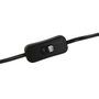 DKD Home Decor Lámpara de Sobremesa de Resina Rino Negro