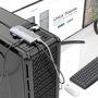 Aisens USB-C Dock 12 en 1 con 2xHDMI 4K, RJ45 y PD 100W, Gris