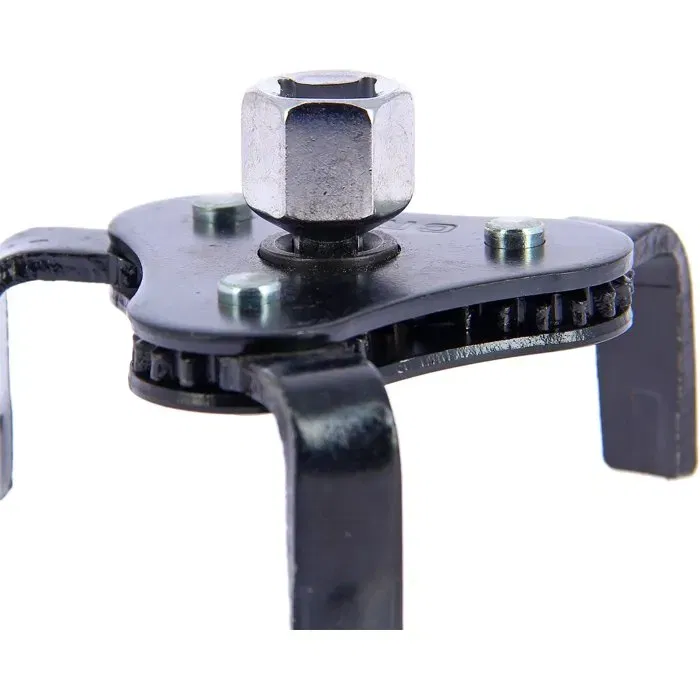 Precision Steel Llave de Garra para Filtro de Aceite, Diámetro Ajustable Ø66-110 mm, Desmontaje de Filtros con Trinquete 1/2' o 3/8'